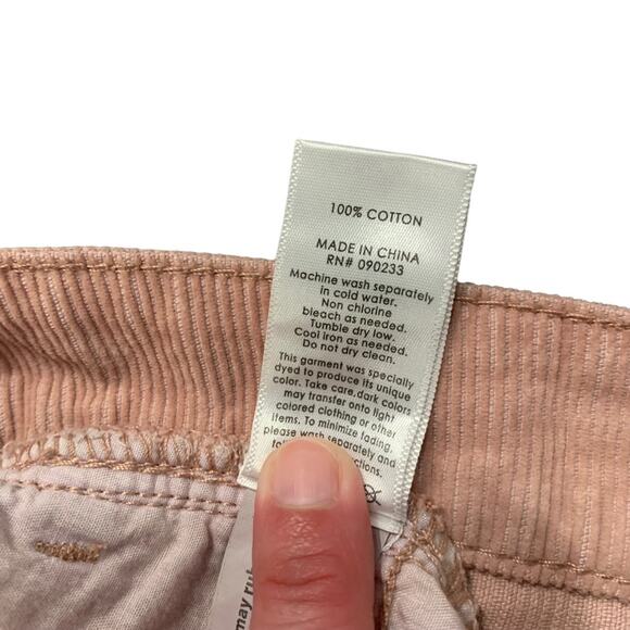 Pacsun Womens blush corduroy button down mini skirt size 25 - Picture 4 of 5